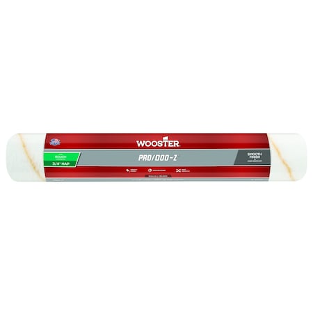Wooster 18" Paint Roller Cover, 3/4" Nap, Woven Fabric RR644-18